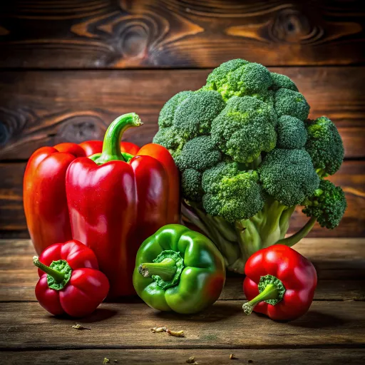 Kolorowy Stir-Fry z Brokułów i Papryki na Bazie Soczewicy